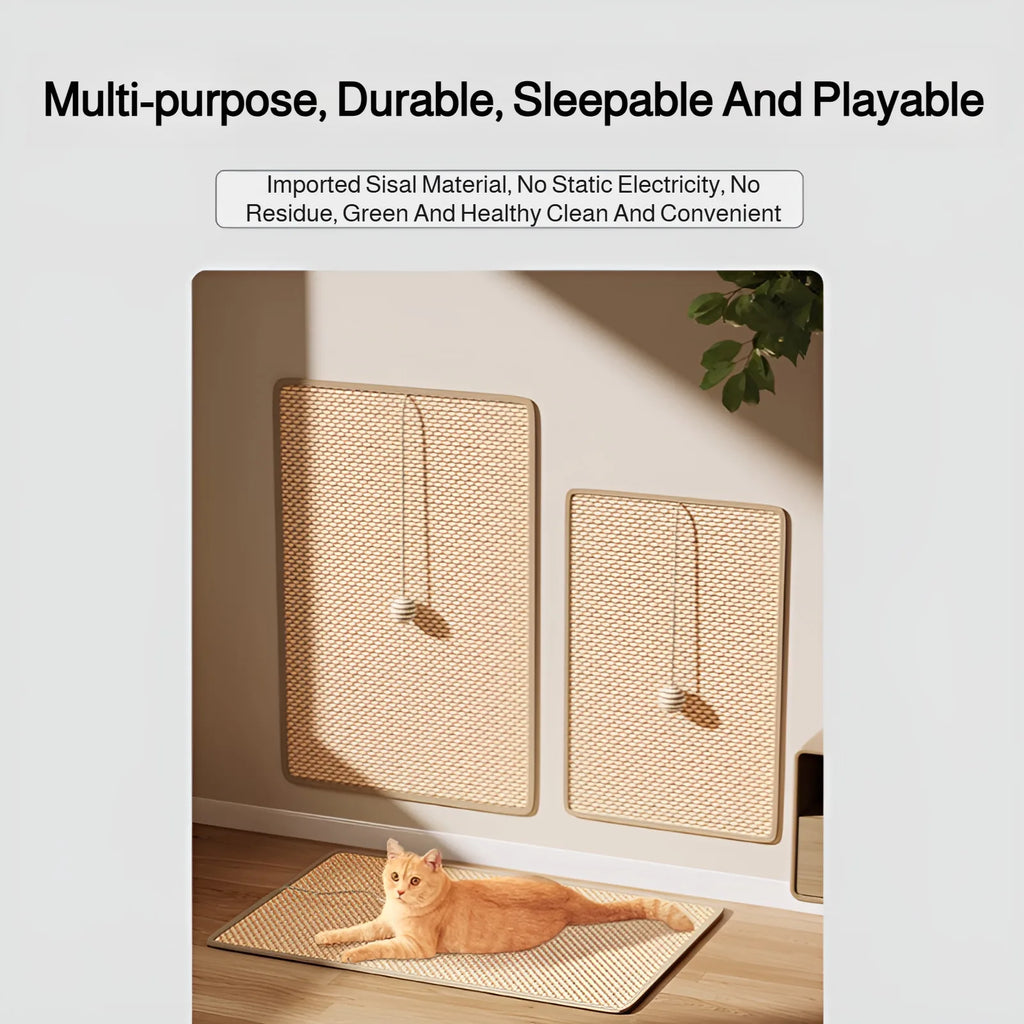 Cat Supplies Sisal Mat Pet Cat Scratching Board Protection Sofa Mat Anti-Cat Scratching Wear-Resista