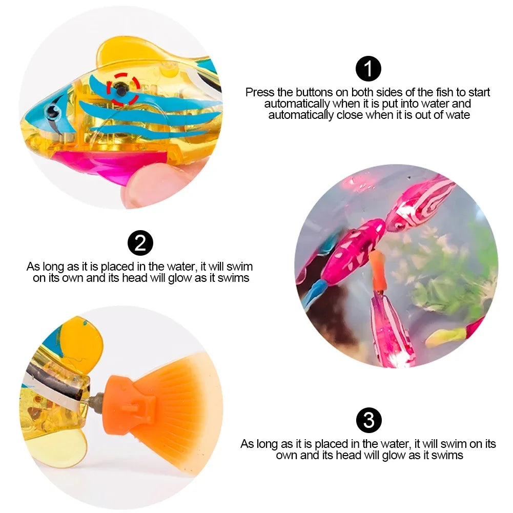 Cats Toy Supplies Cats Fish Light Interactive Indoor Products Accessories Home Garden. LED Games Pet Water Toys