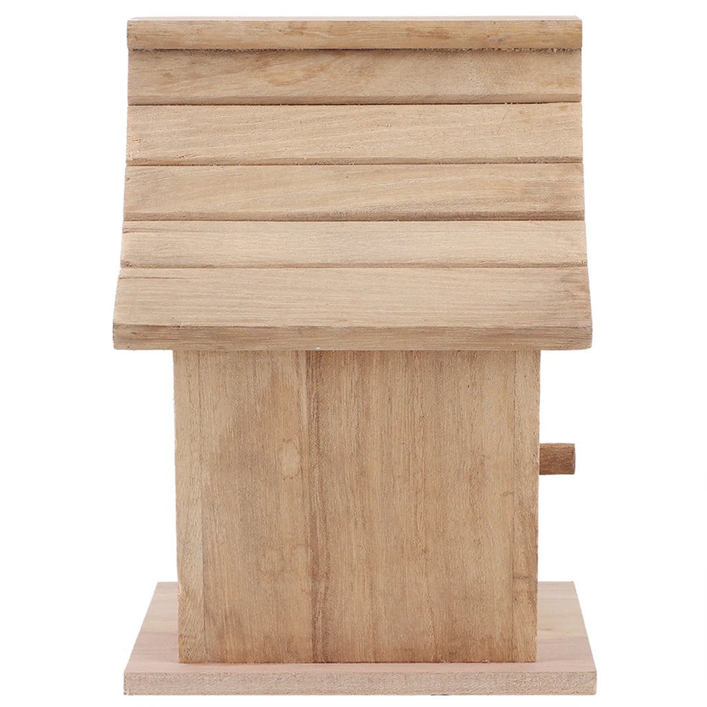 Hanging Bird House Wood Bird House Breeding Box Hanging Bird House Pet Supplies for Parrots Budgerigar Small Birds