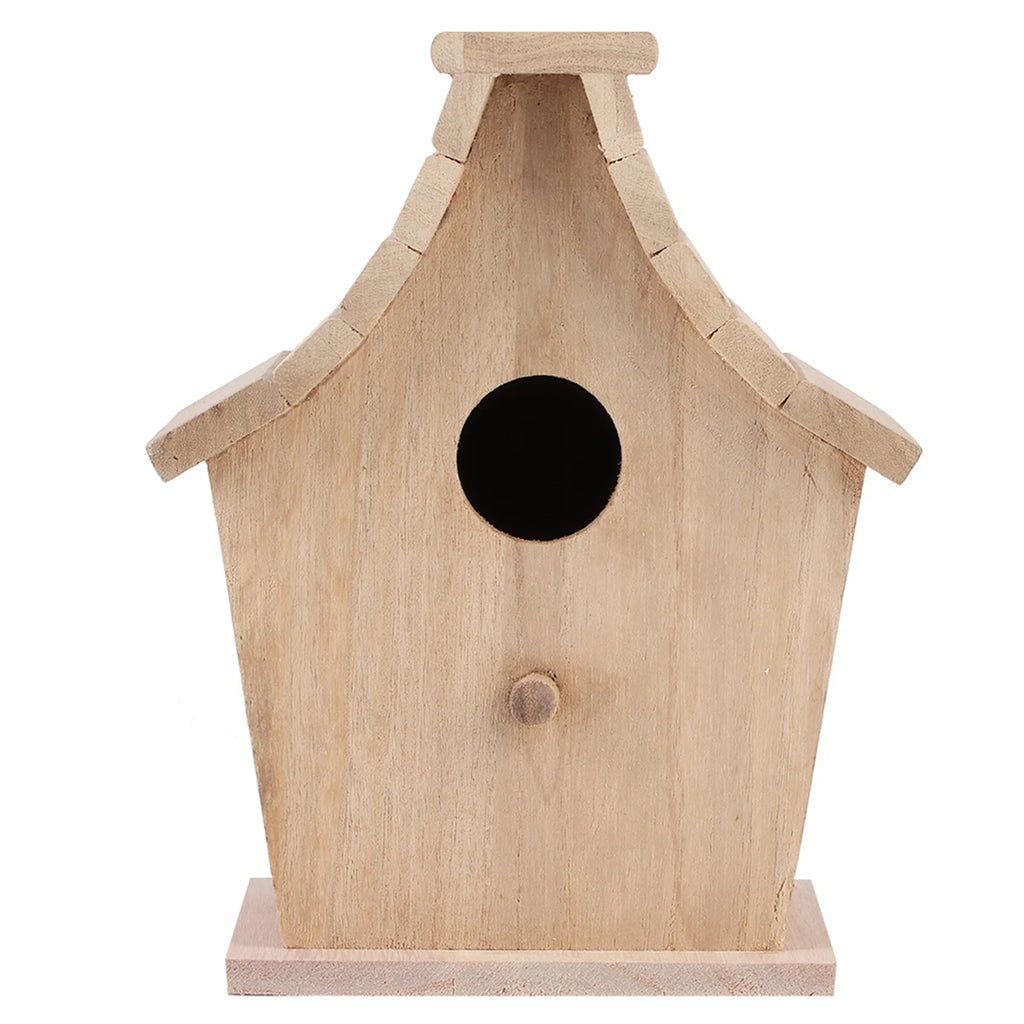 Hanging Bird House Wood Bird House Breeding Box Hanging Bird House Pet Supplies for Parrots Budgerigar Small Birds