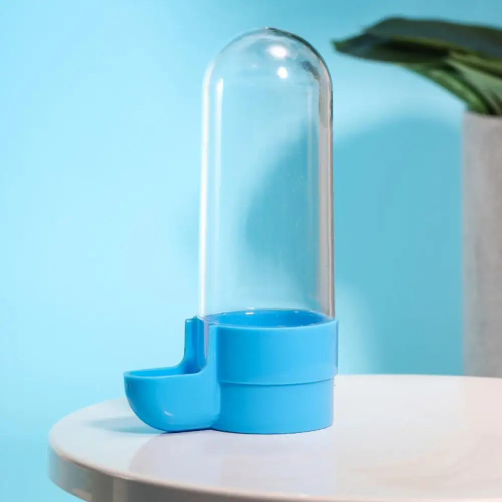 Bird Water Feeder Automatic Drinking Fountain Transparent Container Pet Parrot Hanging Food Dispenser Bird Supplies