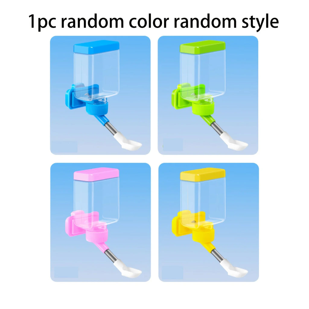1 Piece, Random Color and Style, Bird Waterer and Feeder, Parrot Cage Accessories, Supplies, Water Dispenser for Birds