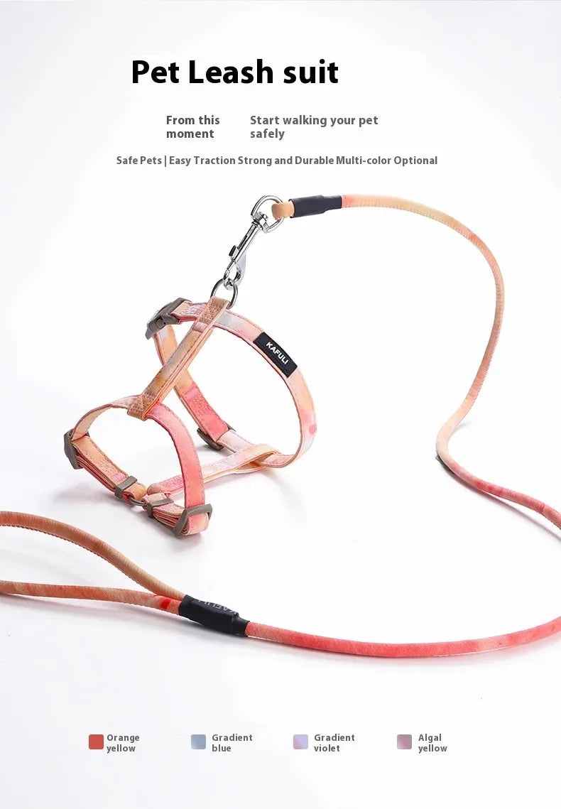Cats Pet Products Kitten Accessories Harness Pets Goods Collar Harness Leash Things Breast-band Supplies Kittens For Cat Home