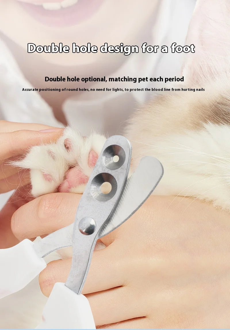 Cat Grooming Supplies 3 piece set include Round Hole Cat Nail Clippers  Pet Comb Pet Grooming Brush Flea prevention tools