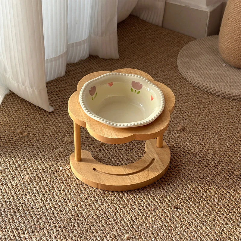 Food Utensils Cat Dog Pet Supplies Accessories Ceramic Pet Cat Bowl Pet Drinking Water Feeding Bowl Ceramics Cat Food Dog