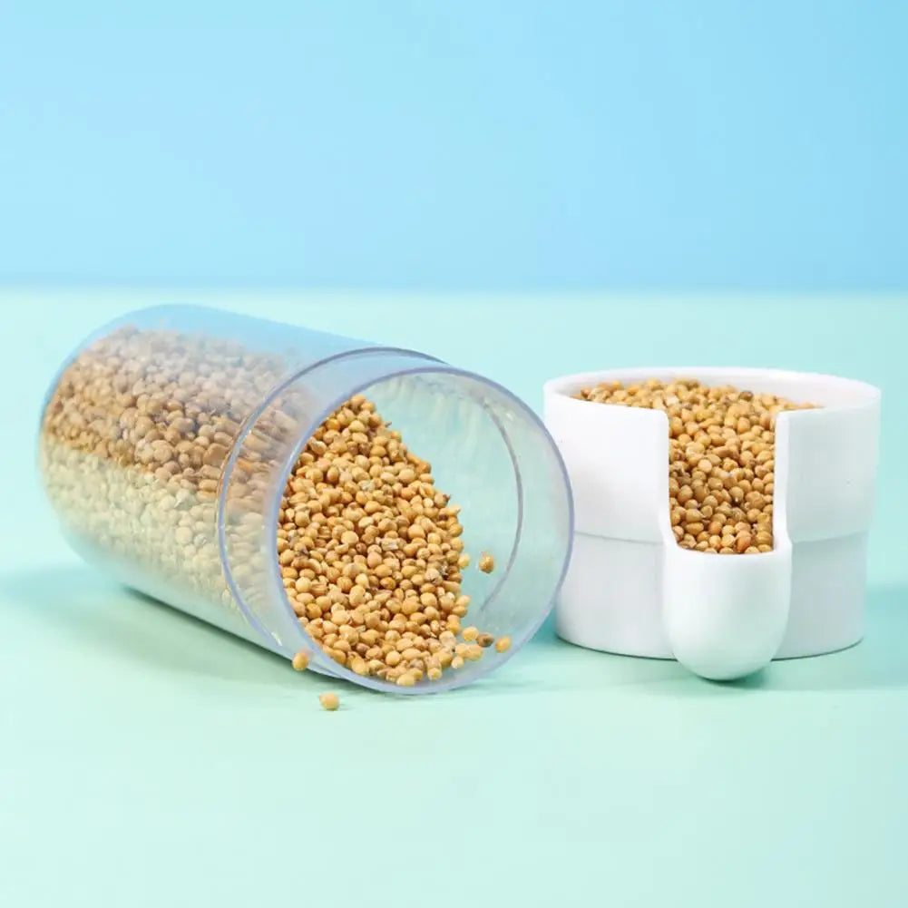 Bird Water Feeder Automatic Drinking Fountain Transparent Container Pet Parrot Hanging Food Dispenser Bird Supplies