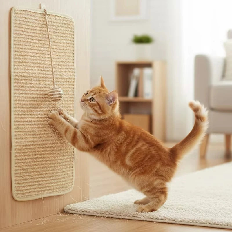 Cat Supplies Sisal Mat Pet Cat Scratching Board Protection Sofa Mat Anti-Cat Scratching Wear-Resista