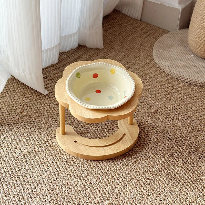 Food Utensils Cat Dog Pet Supplies Accessories Ceramic Pet Cat Bowl Pet Drinking Water Feeding Bowl Ceramics Cat Food Dog