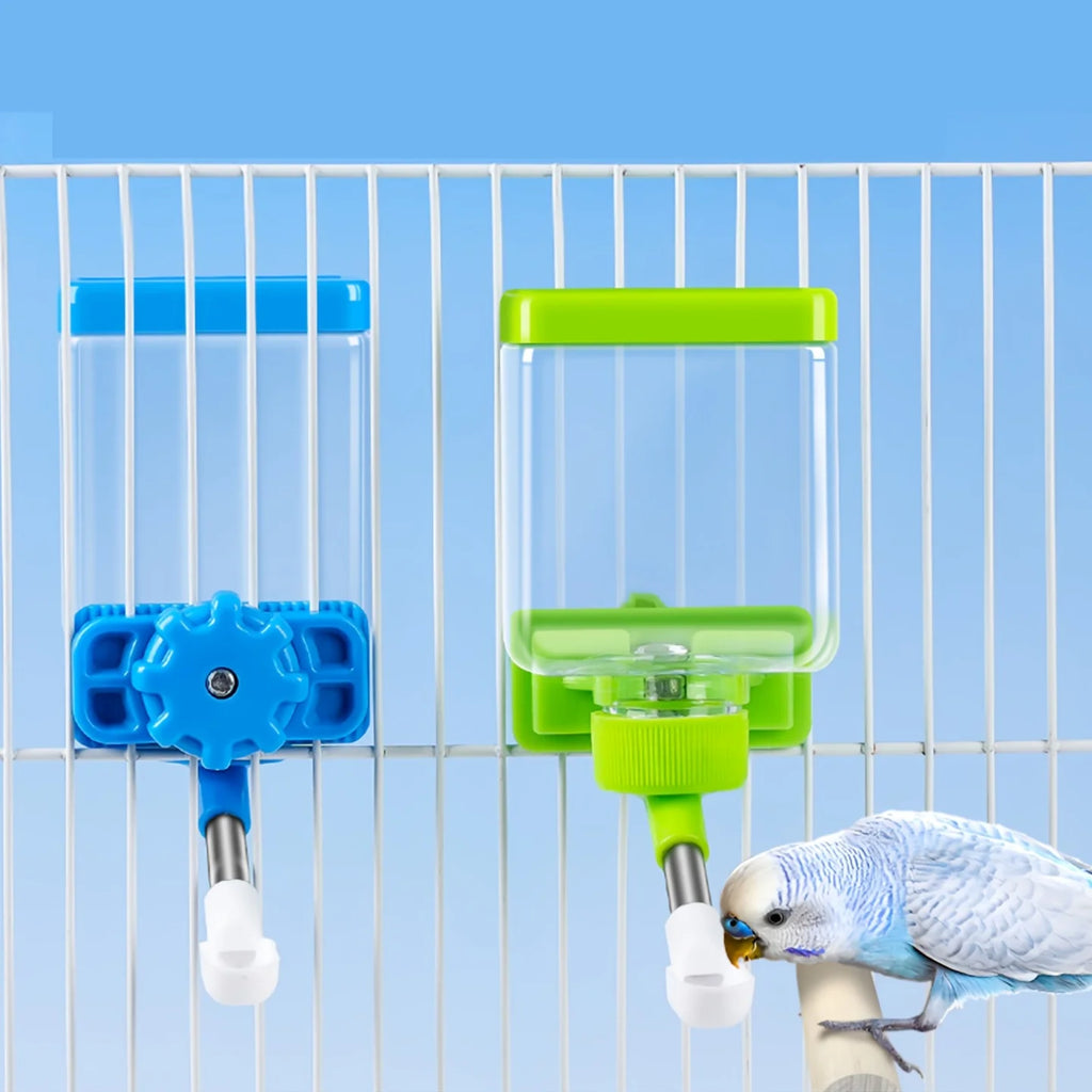 1 Piece, Random Color and Style, Bird Waterer and Feeder, Parrot Cage Accessories, Supplies, Water Dispenser for Birds