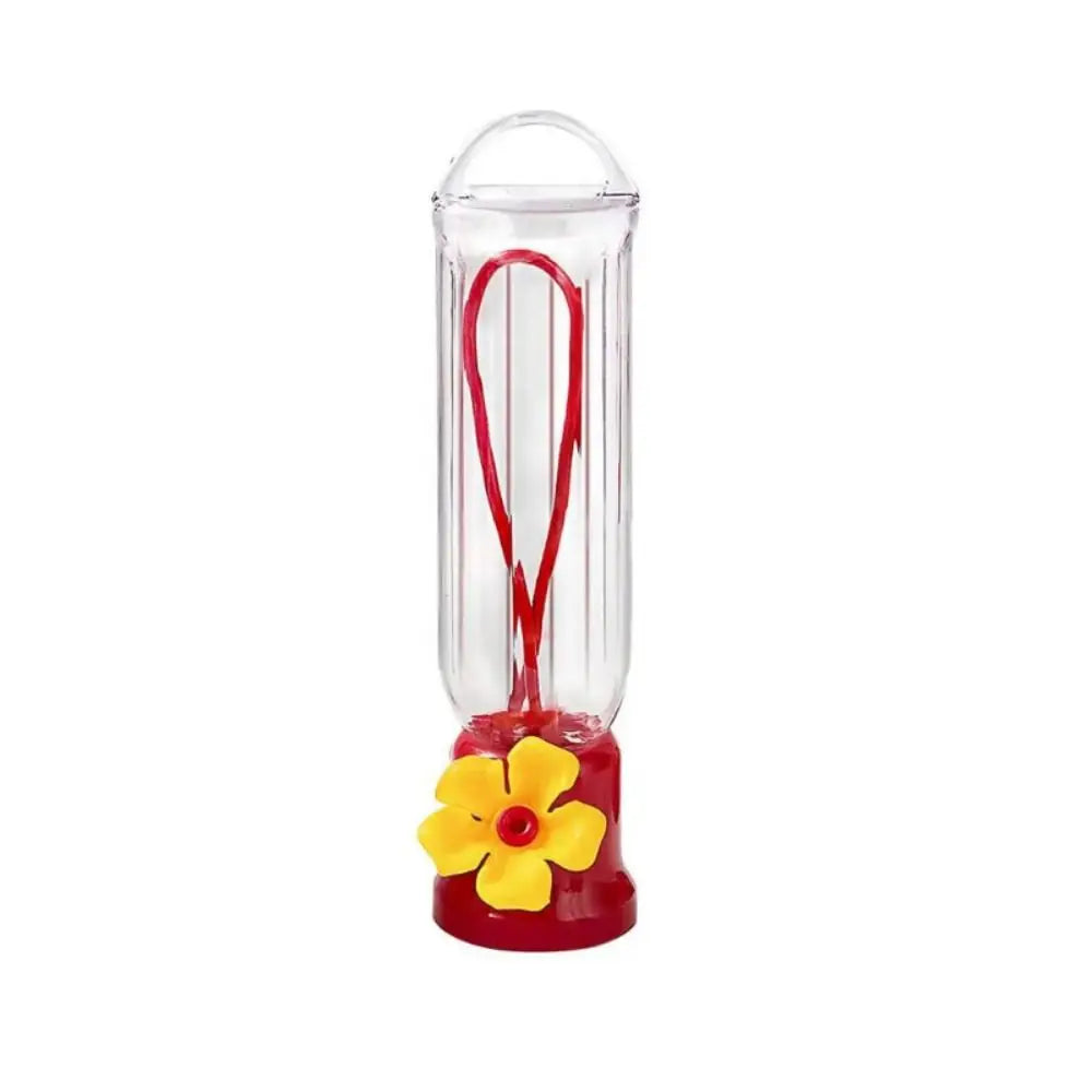1Pc Portable Bird Water Feeders With Hanging Wires Transparent Plastic Leak-proof Hummingbird Feeding Bottle Bird Supplies