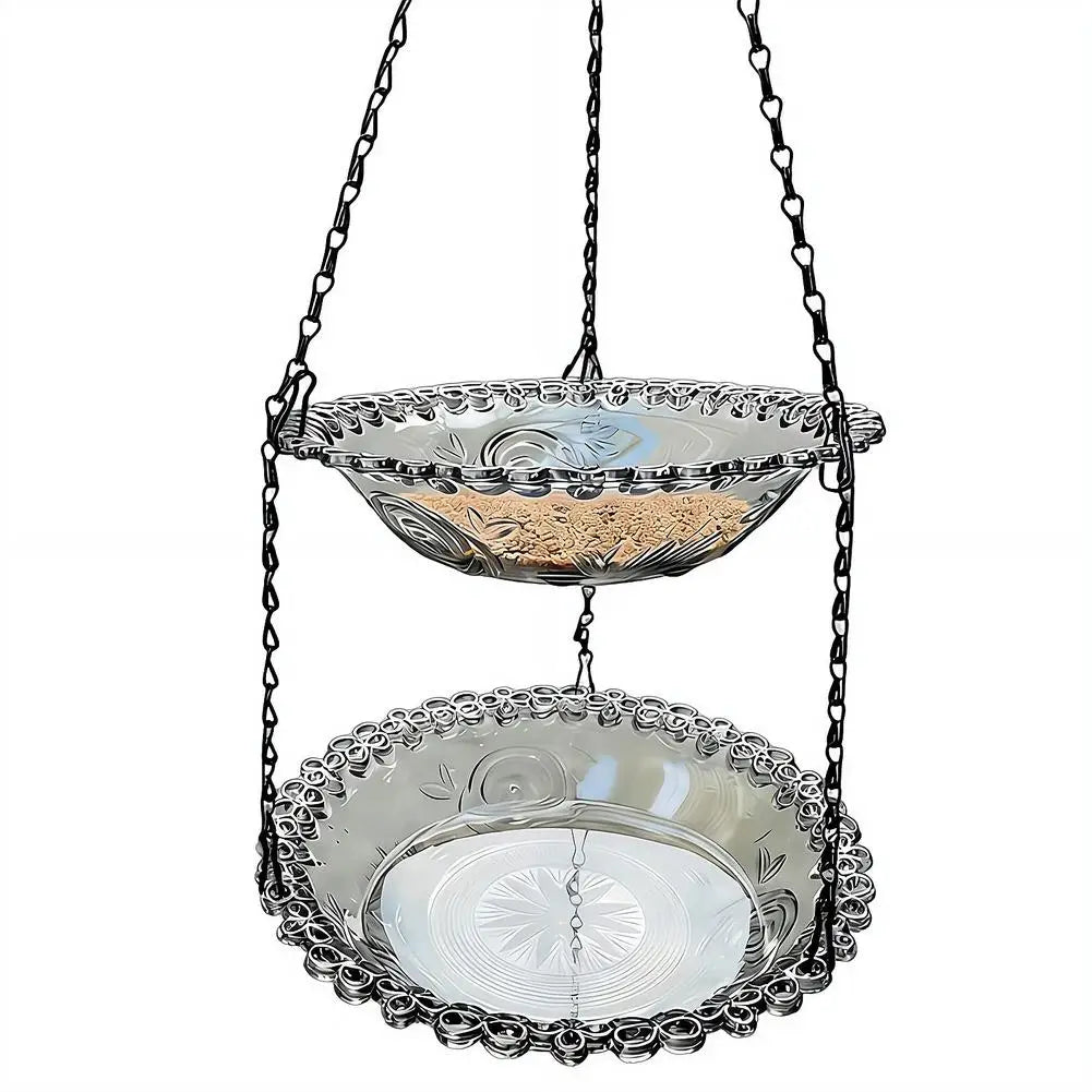 Hanging Bird Feeder Birdbath For Outdoor Garden Yard Farm Supplies Hummingbird Bird Bath Feeder Supplies Backyard Decor Birdbath