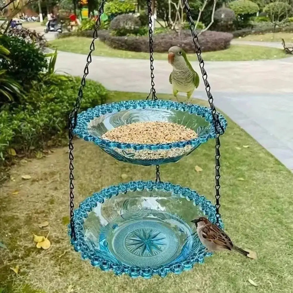 Hanging Bird Feeder Birdbath For Outdoor Garden Yard Farm Supplies Hummingbird Bird Bath Feeder Supplies Backyard Decor Birdbath