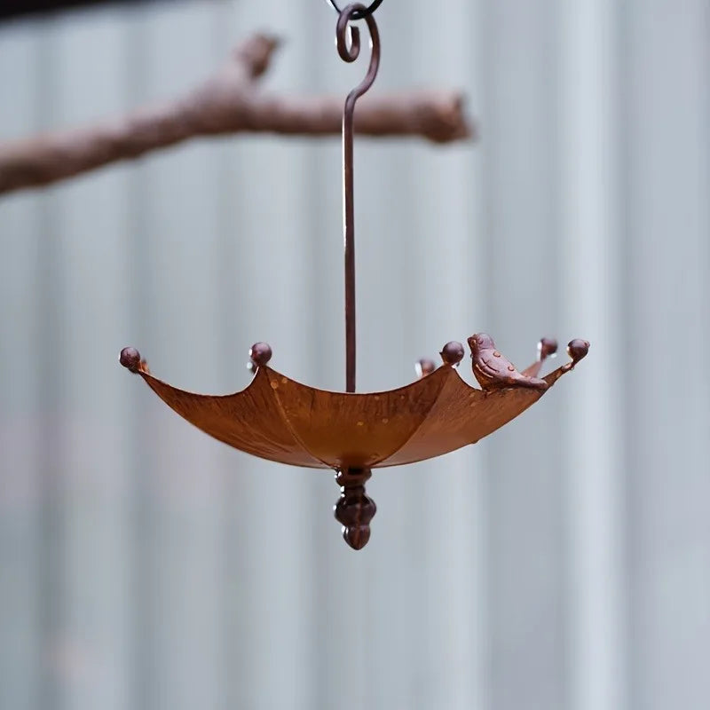 New Umbrella Shaped Hanging Bird Feeder Birdbath For Garden Yard Farm Supplies Hummingbird Feeder Supplies Birdbath Bird Bath