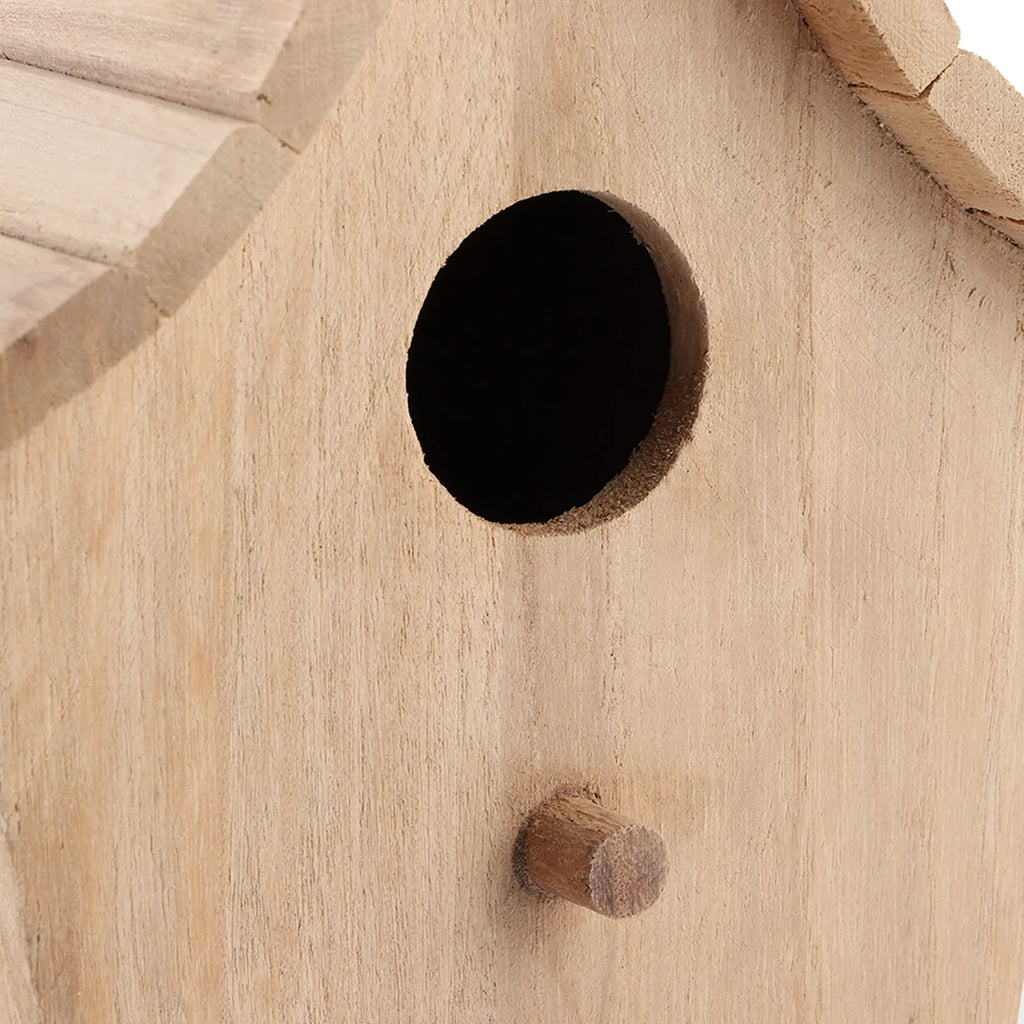Hanging Bird House Wood Bird House Breeding Box Hanging Bird House Pet Supplies for Parrots Budgerigar Small Birds