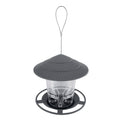 Bird Feeder Automatic Hanging Outdoor Garden Gazebo Wild Bird Feeding Container With Hang Rope House Decor Pet Supplies