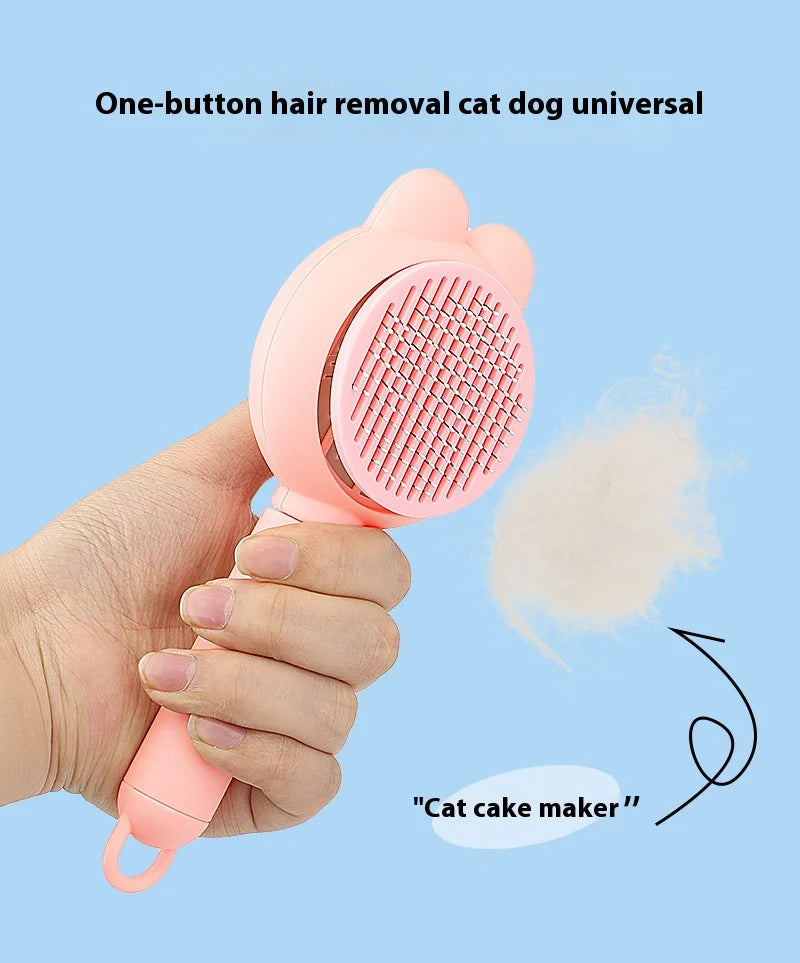 Cat Grooming Supplies 3 piece set include Round Hole Cat Nail Clippers  Pet Comb Pet Grooming Brush Flea prevention tools
