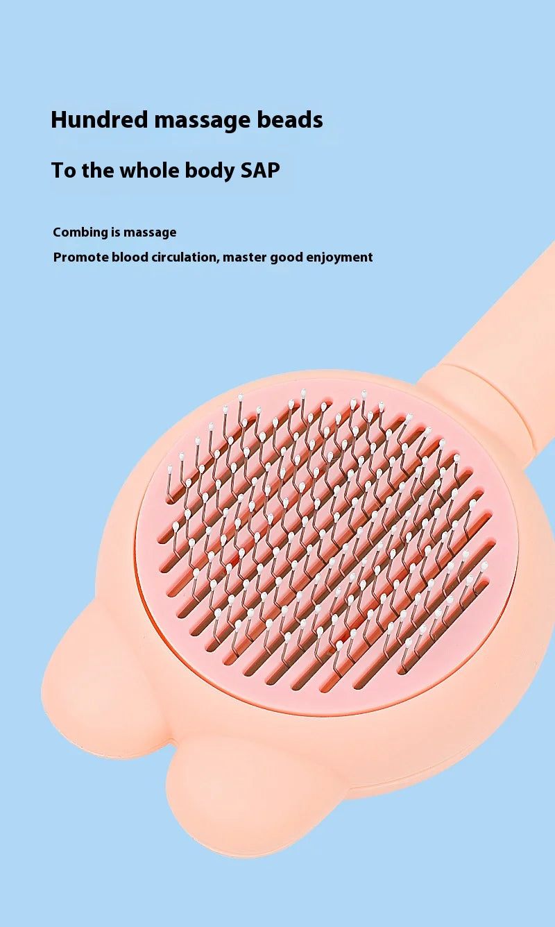 Cat Grooming Supplies 3 piece set include Round Hole Cat Nail Clippers  Pet Comb Pet Grooming Brush Flea prevention tools