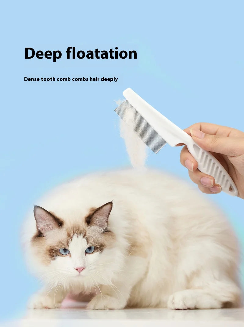 Cat Grooming Supplies 3 piece set include Round Hole Cat Nail Clippers  Pet Comb Pet Grooming Brush Flea prevention tools