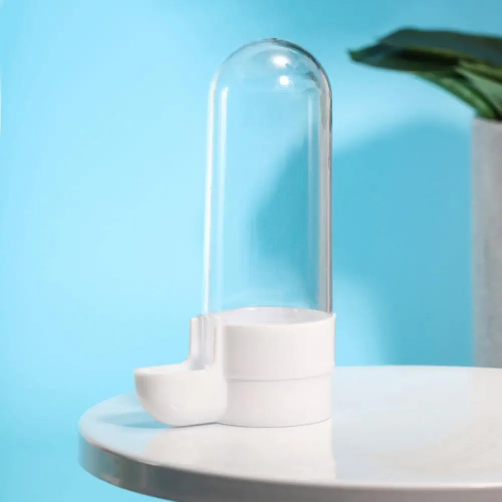 Bird Water Feeder Automatic Drinking Fountain Transparent Container Pet Parrot Hanging Food Dispenser Bird Supplies