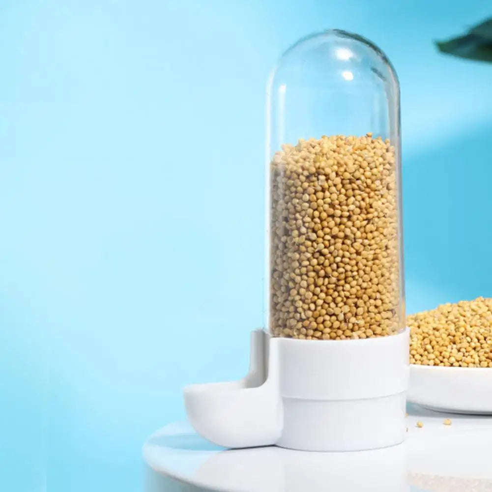 Bird Water Feeder Automatic Drinking Fountain Transparent Container Pet Parrot Hanging Food Dispenser Bird Supplies