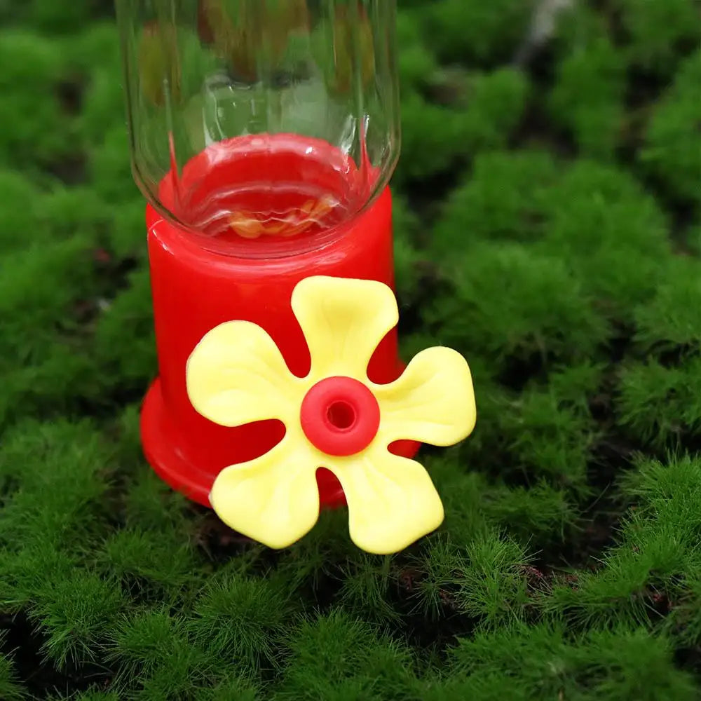 1Pc Portable Bird Water Feeders With Hanging Wires Transparent Plastic Leak-proof Hummingbird Feeding Bottle Bird Supplies